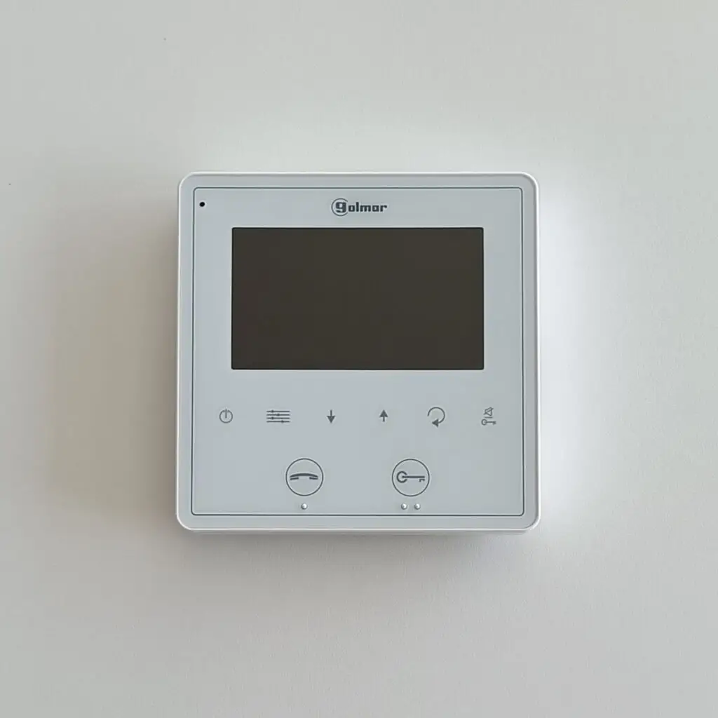 Witte Golmar Vesta2 SE GB2 monitor met 4,3-inch scherm